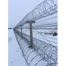 Galv pesado. Concertina Fence de alambre de afeitar para protección